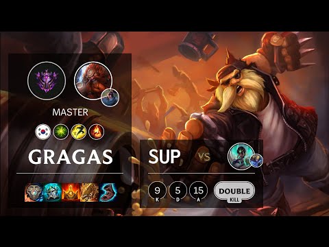 Gragas Support vs Karma - KR Master Patch 10.15