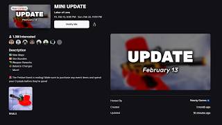 OMG NEW UPDATE