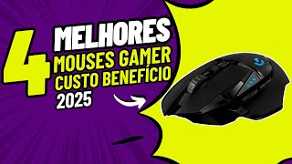 Top 4 Melhores MOUSES GAMER Custo Benefício em 2025 | Qual Escolher:  Redragon, HyperX ou Logitech?