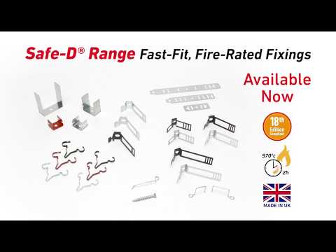 D-Line Safe-D Cable Supports Full Range - (UK)