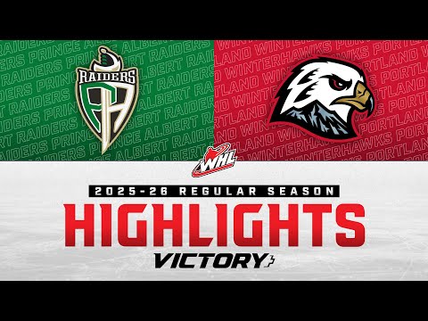 Prince Albert Raiders at Portland Winterhawks 11/12 | WHL Highlights 2025-26