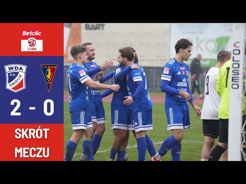 Skrót meczu Betclic 3. Ligi grupy II: Wda Świecie - Pogoń II Szczecin (2:0)