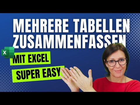 EXCEL mehrere Tabellen in Sekunden zu einer zusammenführen #deutsch