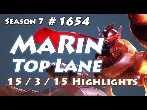 MaRin Rumble vs Jarvan IV  Top mùa 8 | Marin thể hiện mình là Người đi đường trên số 1 thế giới