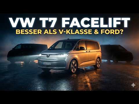 VW T7 Multivan Facelift (2027) im Test Der Euro 7 Retter  Vergleich vs. V-Klasse & Ford