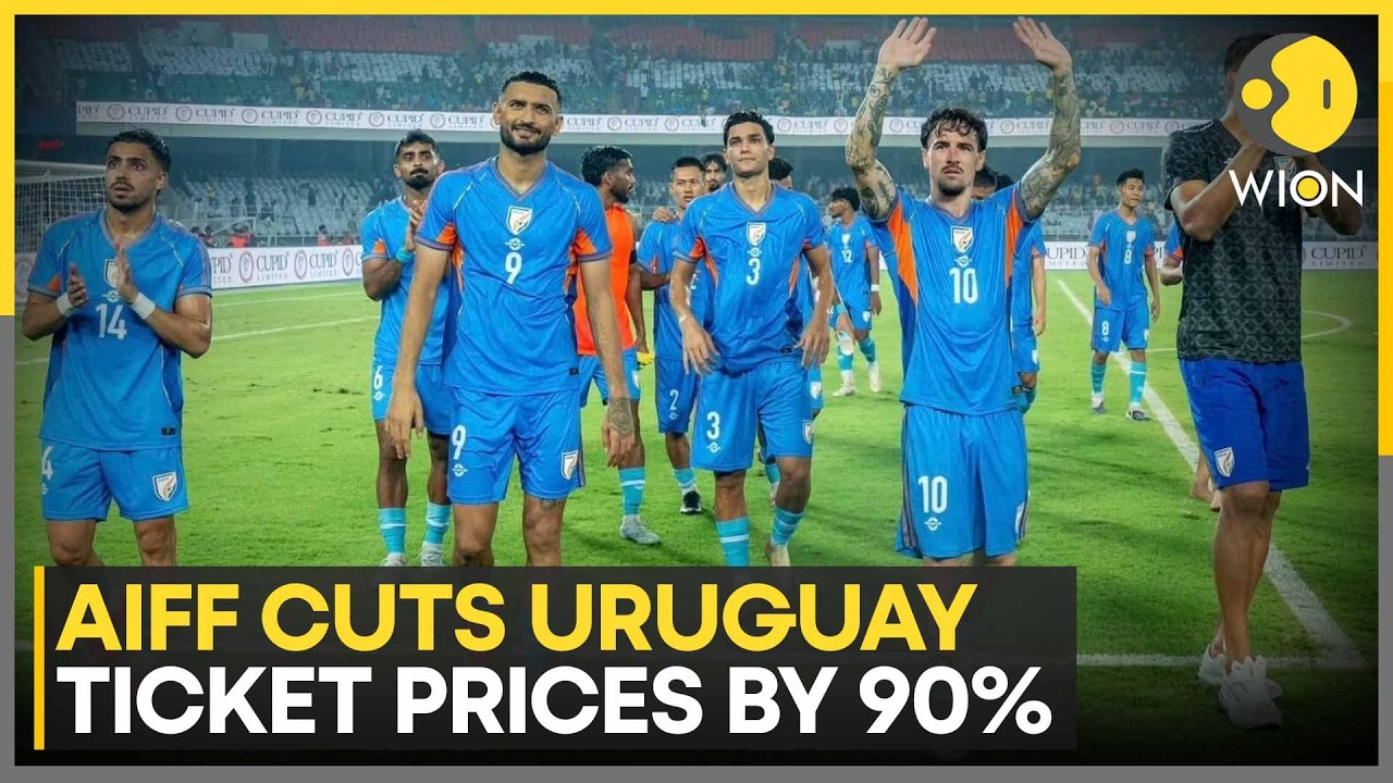 AIFF Reduces Prices for India vs Uruguay Clash After Brazil Turnout | WION News
