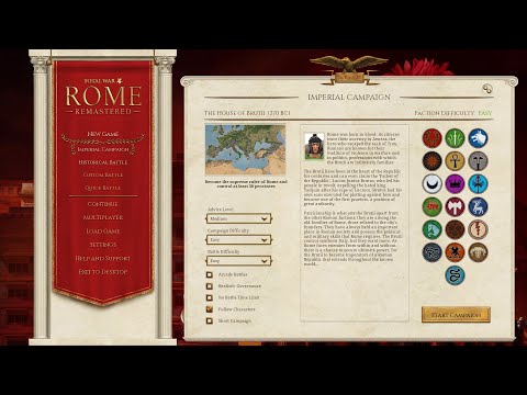 ROME Total War Remastered-Brutii Faction-Part 1 #romeremastered