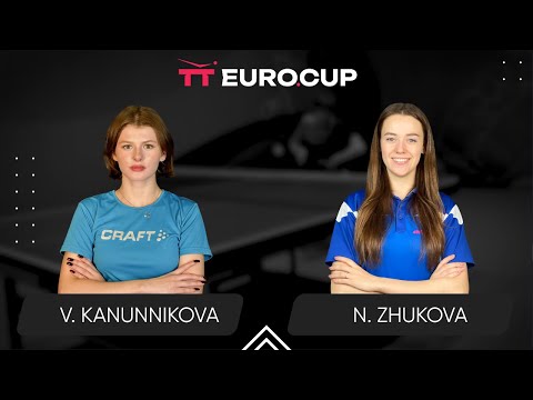 14:45 Vasylysa Kanunnikova - Nadiia Zhukova 08.12.2025 TT Euro.Cup Women Ukraine Star. TABLE 3