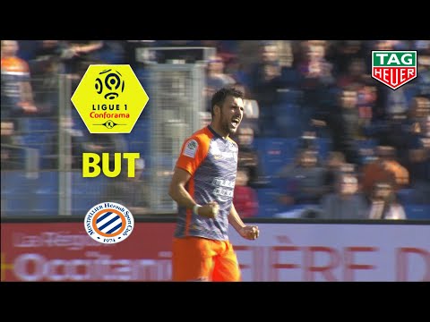 But Gaëtan LABORDE (55') / Montpellier Hérault SC - Stade de Reims (2-4)  (MHSC-REIMS)/ 2018-19