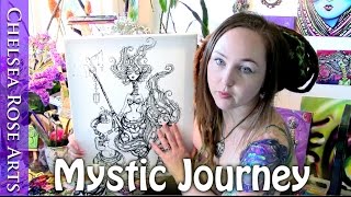 Meet the Artist - Live painting event at Mystic Journey Bookstore