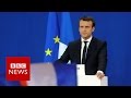 France elections: 'I hope to become your president' Emmanuel Macron - BBC News