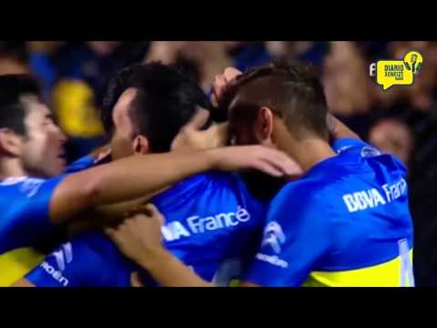 Gol de Carrizo a Bolívar (3-0). Fecha 4. Copa Libertadores 2016.
