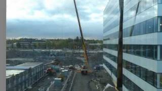 preview picture of video 'Time lapse of the building of Kista Terrass House 10 (fast version)'