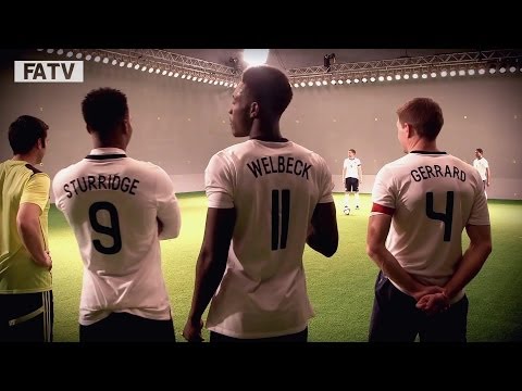 ON SET WITH GERRARD, WELBECK AND STURRIDGE: The England stars film the new Mars ad