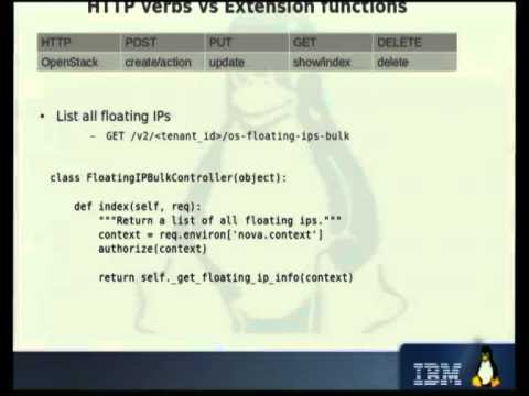 Linux - Writing API extensions for Nova