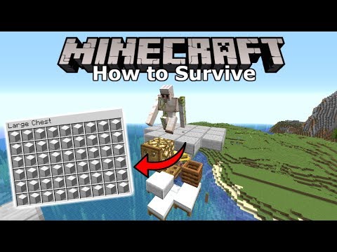 SIMPLEST IRON FARM EVER! Minecraft 1.14 Survival (Guide) | Ep. 20