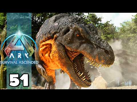 DOMANDO OS PRIMEIROS T-REX SUPER FORTES!!! Ark: Survival Ascended 51