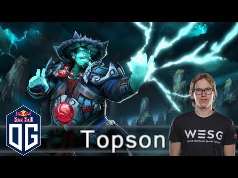 OG.Topson Storm Spirit Gameplay - Ranked Match - OG Dota 2.