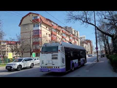 Timişoara: Calea Sever Bocu - Calea Aradului. Trolleybus nr. 27, route 14
