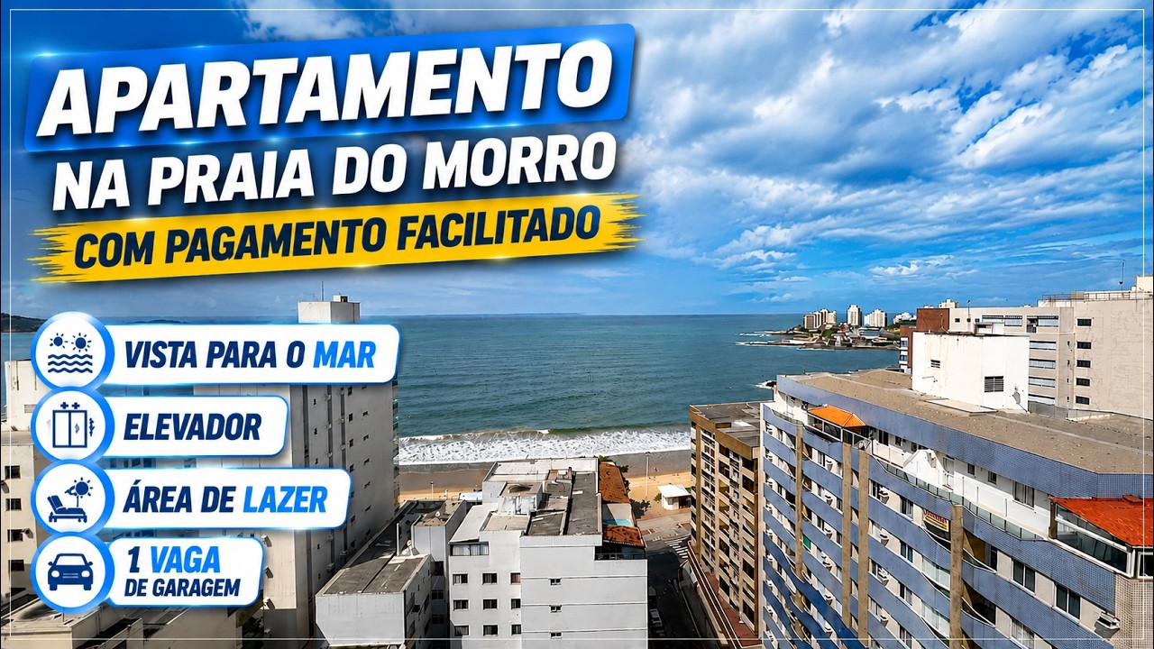 Apartamento na Praia do Morro com pagamento facilitado