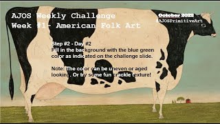 October Weekly Art Journaling Challenge - Week 1 Step 2
