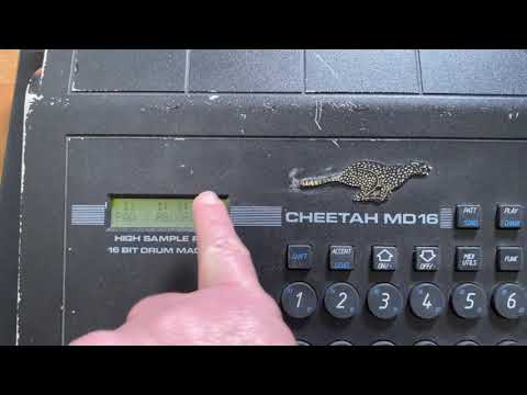 Cheetah MD16 drum machine