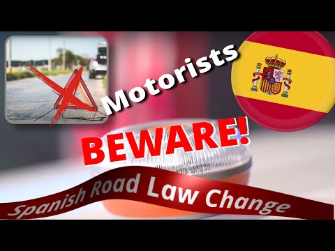 New Spanish Traffic Law. V16 DGT 3.0 Beacon. Do we need one? See video description.