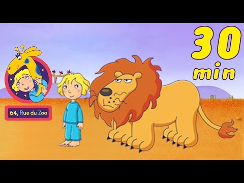 30 min de 64 rue du Zoo - Compilation avec le Lion Réginald HD | Dessin animé en français