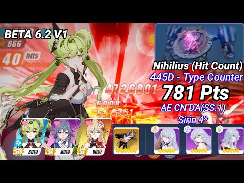 [BETA 6.2 V1] Ai chan x AE(Aslaug) | Nihilius (Type Counter - D445) 781 Pts