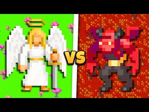 Would Angels or Demons Win? – Worldbox