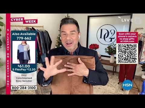 DG2 by Diane Gilman Stretch Velvet Comfort Waist Ultra S...