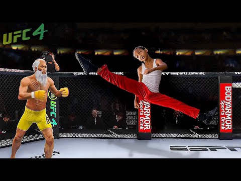 UFC4 | Old Bruce Lee vs. Karate Kid (EA sports UFC 4)