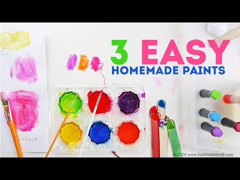 How to Make Paint: 3 Easy Homemade Paints | CREATIVE BASICS Episode 4