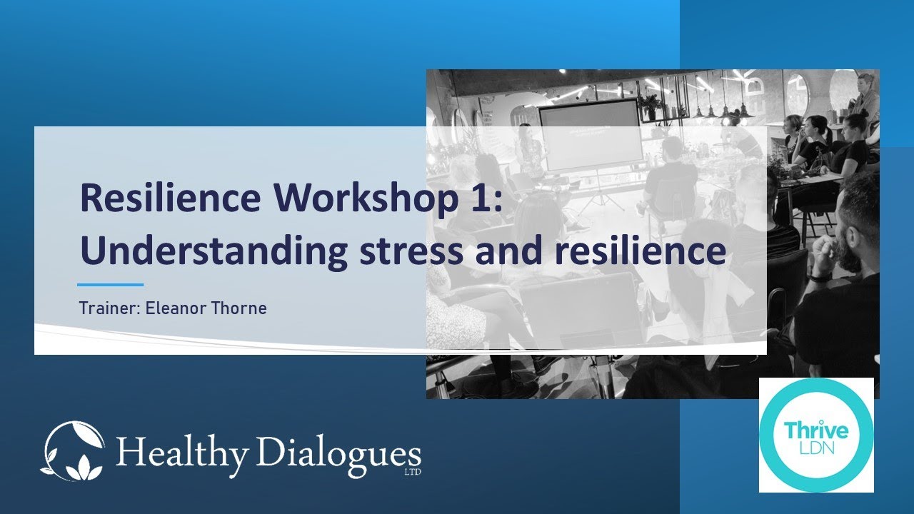 Resilience workshop 1 - Understanding stress and resilience with Healthy Dialogues (BSL)