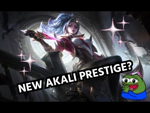 CHALLENGER AKALI TRIES THE NEW PRESTIGE SKIN