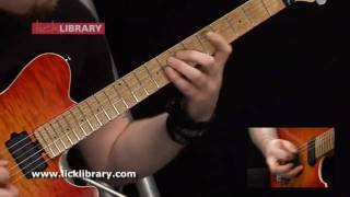 Pull Harder On The Strings Of Your Martyr - Trivium - Guitar Solo Performance - www.licklibrary.com