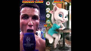 Ronaldo Claus Vs Angela Who Is Best ? 😭🤞🤣 #Shorts