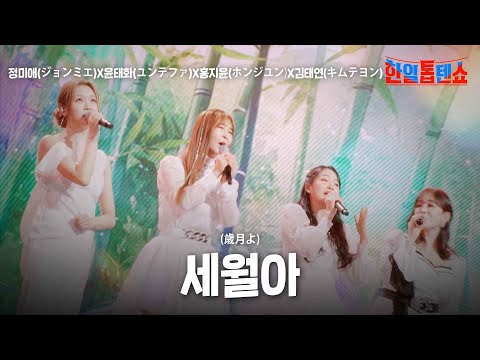 정미애(ジョンミエ)X윤태화(ユンテファ)X홍지윤(ホンジユン)X김태연(キムテヨン) - 세월아(歳月よ)｜한일톱텐쇼 23회