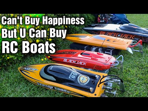 Vector SR80 Pro, Blackjack 42, Deltaforce 35, Blackjack 24 - Fast Electric RC Boats