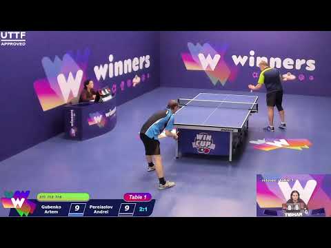 WINners CUP table 1 03.02  Gubenko Artem - Pereiaslov Andrei  20:30