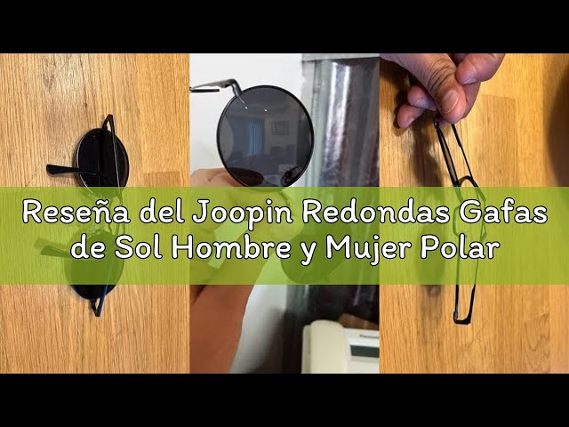 Vídeo relacionado con besbomig Vintage Gafas de Sol para Hombre y Mujer Polarizadas Steampunk Estilo Redondas Metálico Alta Protección UV400
