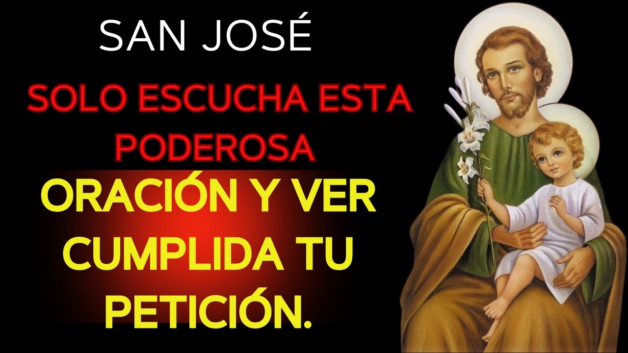 Fuerte oración de San José para lograr algo muy difícil