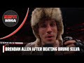 'I WILL be the next champion!' - Brendan Allen after beating Bruno Silva | ESPN MMA