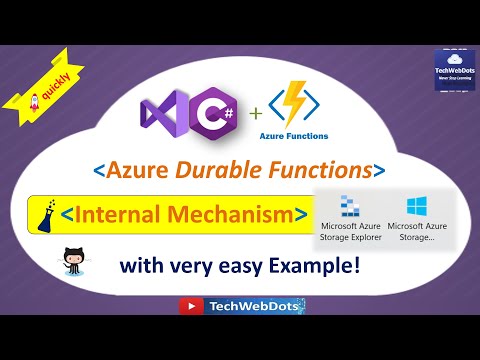Azure Durable Functions | Internal Mechanism | C# | for Beginners
