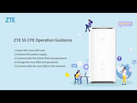 Quick Start Guide of ZTE 5G CPE #Shorts