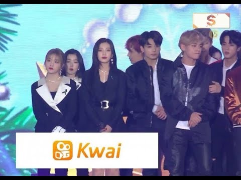 (171225) BTS and Red Velvet Moments at SBS Gayo Daejun