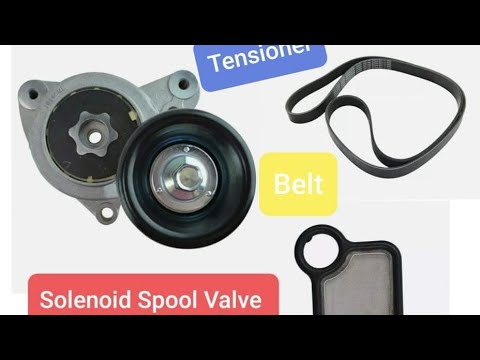 Honda Element - How to Replace Belt Tensioner & Solenoid Spool Valve Gasket