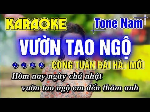 Vườn Tao Ngộ Karaoke Tone Nam Nhạc Sống Rumba KARAOKE CÔNG TUẤN BOLERO MỚI NHẤT - Minh Đức Karaoke