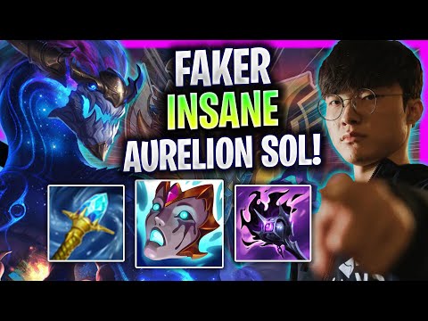 FAKER IS INSANE WITH AURELION SOL! - T1 Faker Plays Aurelion Sol Mid vs Leblanc! | Season 2024