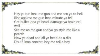 Bounty Killer - Gun Down Lyrics